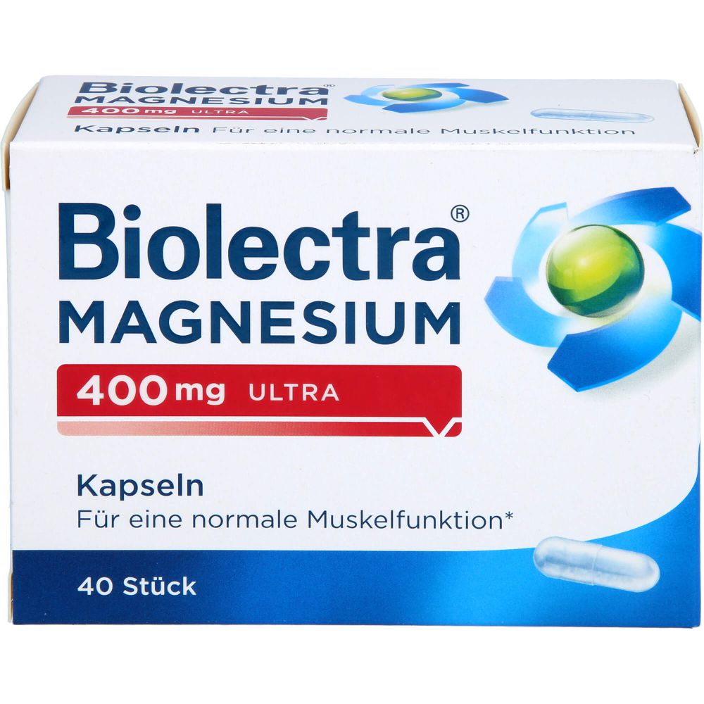 BIOLECTRA Magnesium 400 mg ultra Kapseln