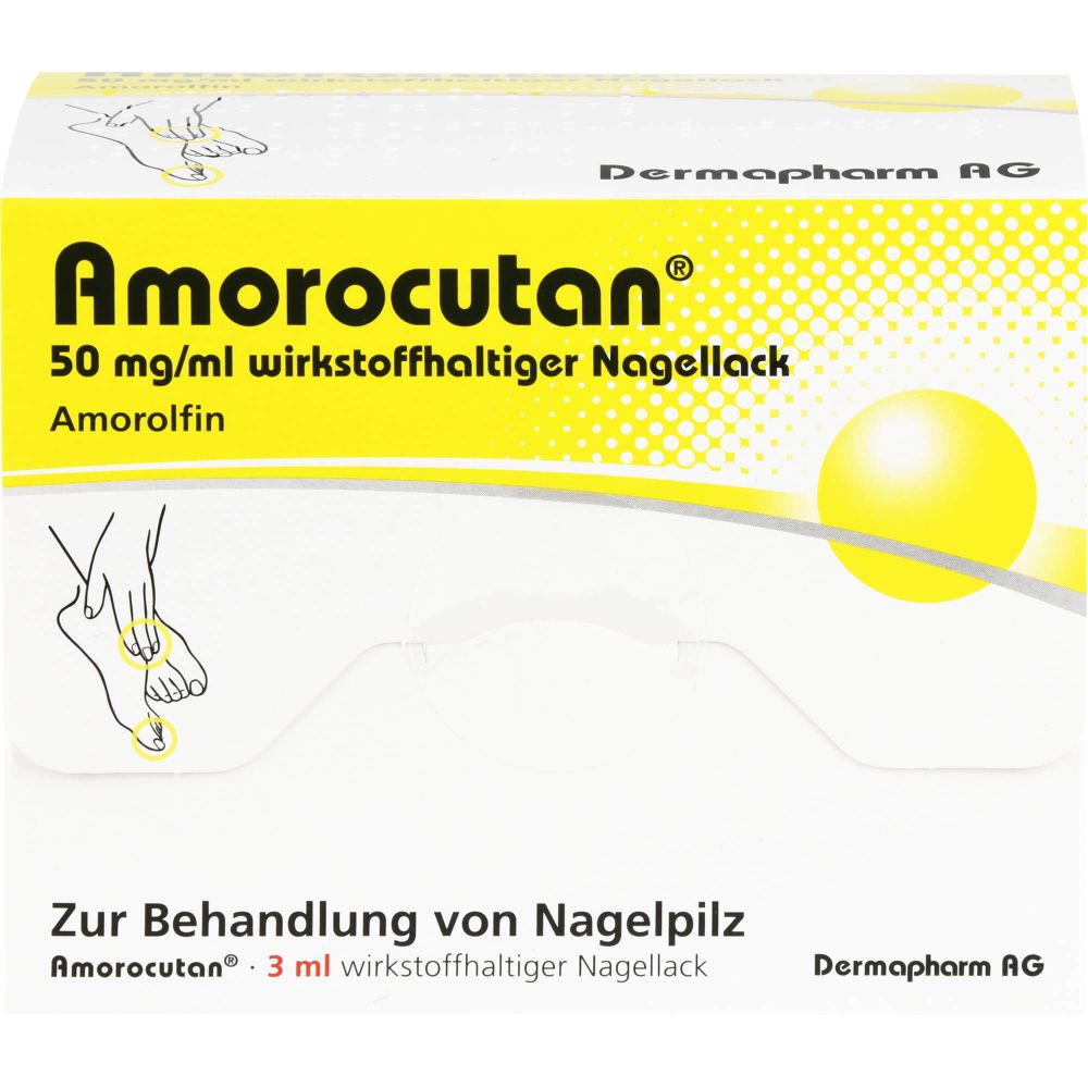 AMOROCUTAN 50 mg/ml wirkstoffhaltiger Nagellack