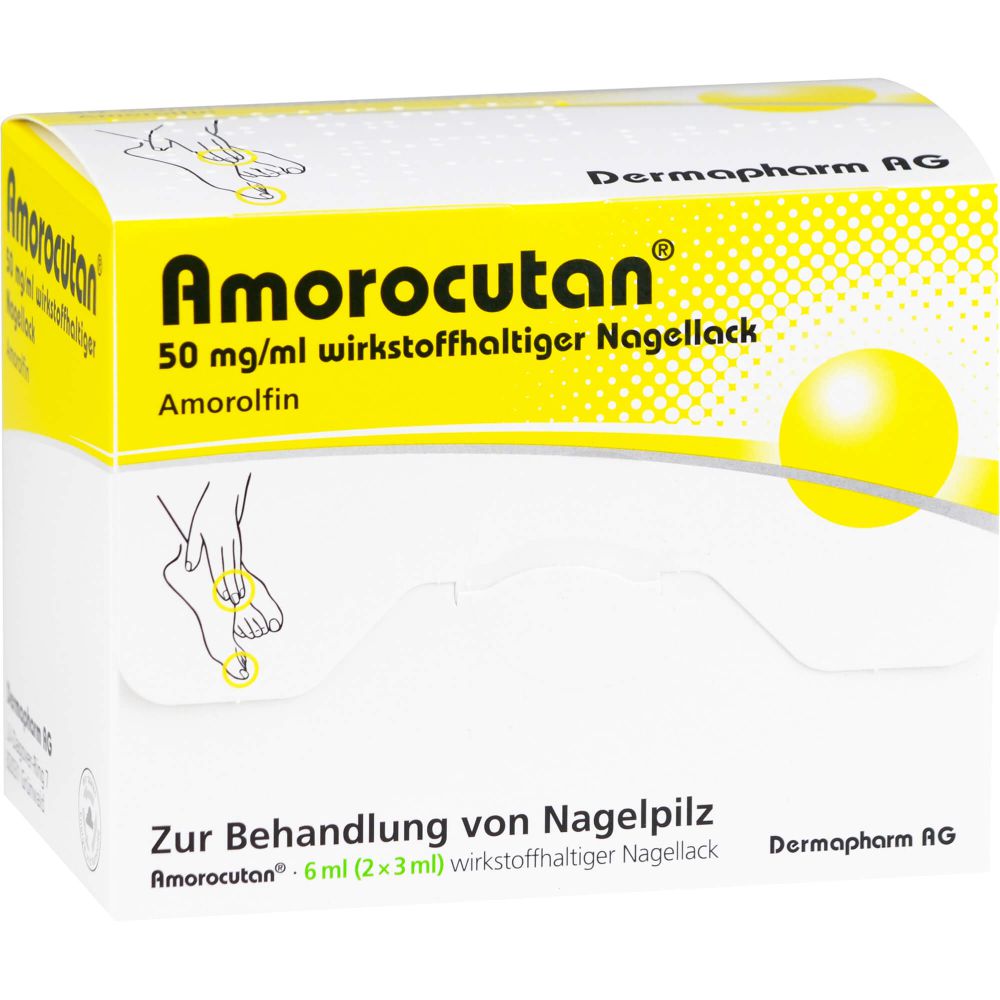 AMOROCUTAN 50 mg/ml wirkstoffhaltiger Nagellack