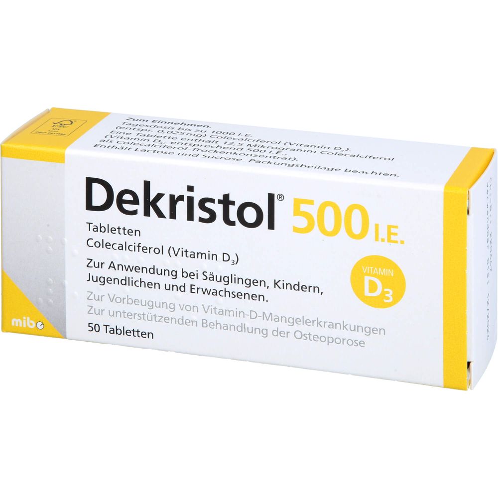 DEKRISTOL 500 I.E. Tabletten