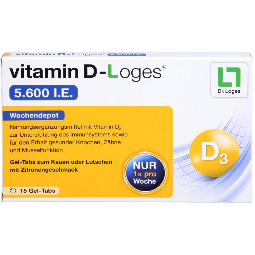 VITAMIN D-LOGES 5.600 I.E. Wochendepot Kautabl.