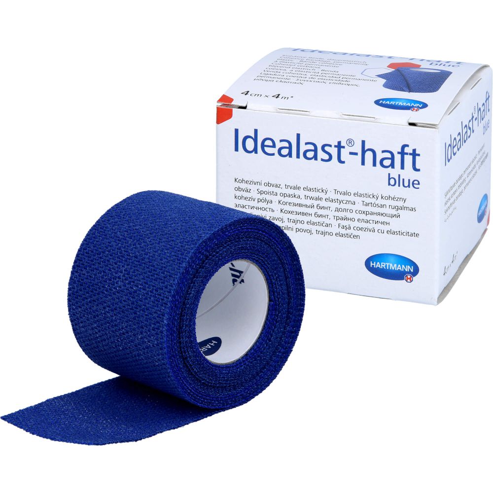 IDEALAST-haft color Binde 4 cmx4 m blau