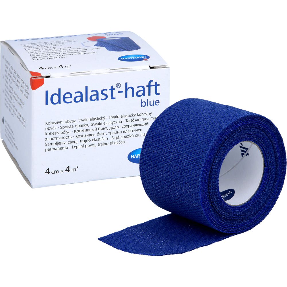 IDEALAST-haft color Binde 4 cmx4 m blau