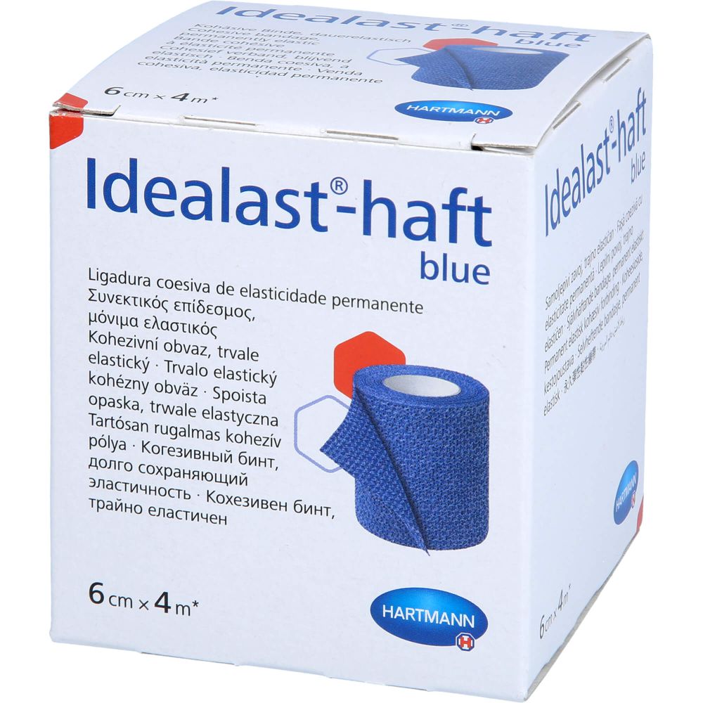 IDEALAST-haft color Binde 6 cmx4 m blau