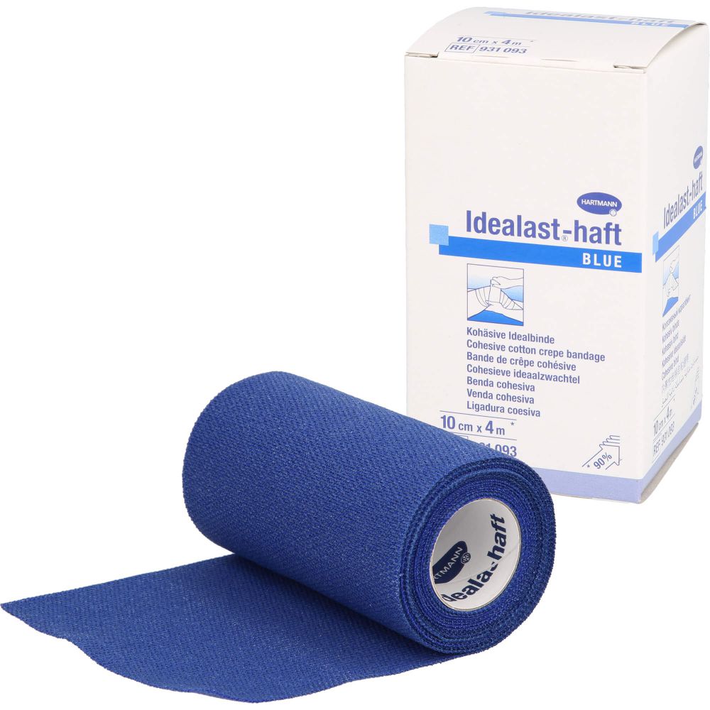 IDEALAST-haft color Binde 10 cmx4 m blau