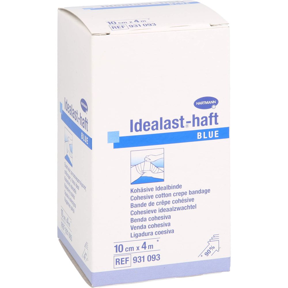 IDEALAST-haft color Binde 10 cmx4 m blau