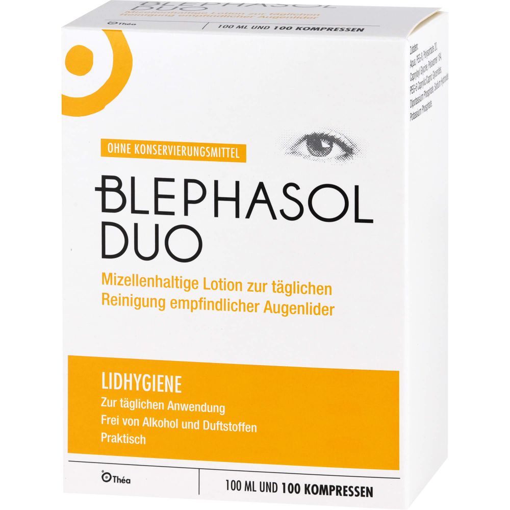 Blephasol Duo 100 ml Lotion+100 Reinigungspads 1 P