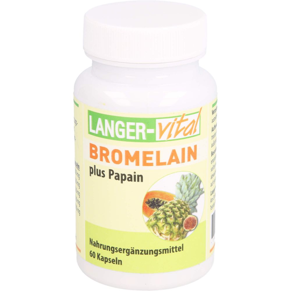 BROMELAIN 160 mg+Papain 160 mg Tg.Kapseln