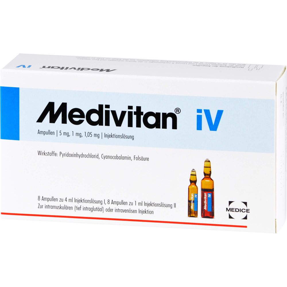 Medivitan iV Injektionslösung in Amp.-Paare 8 St