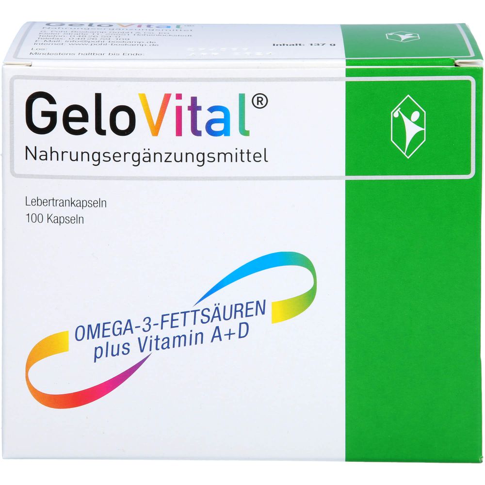 GELOVITAL Nahrungsergänzungsmittel Lebertran Kaps.