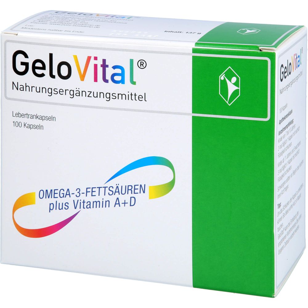 GELOVITAL Nahrungsergänzungsmittel Lebertran Kaps.