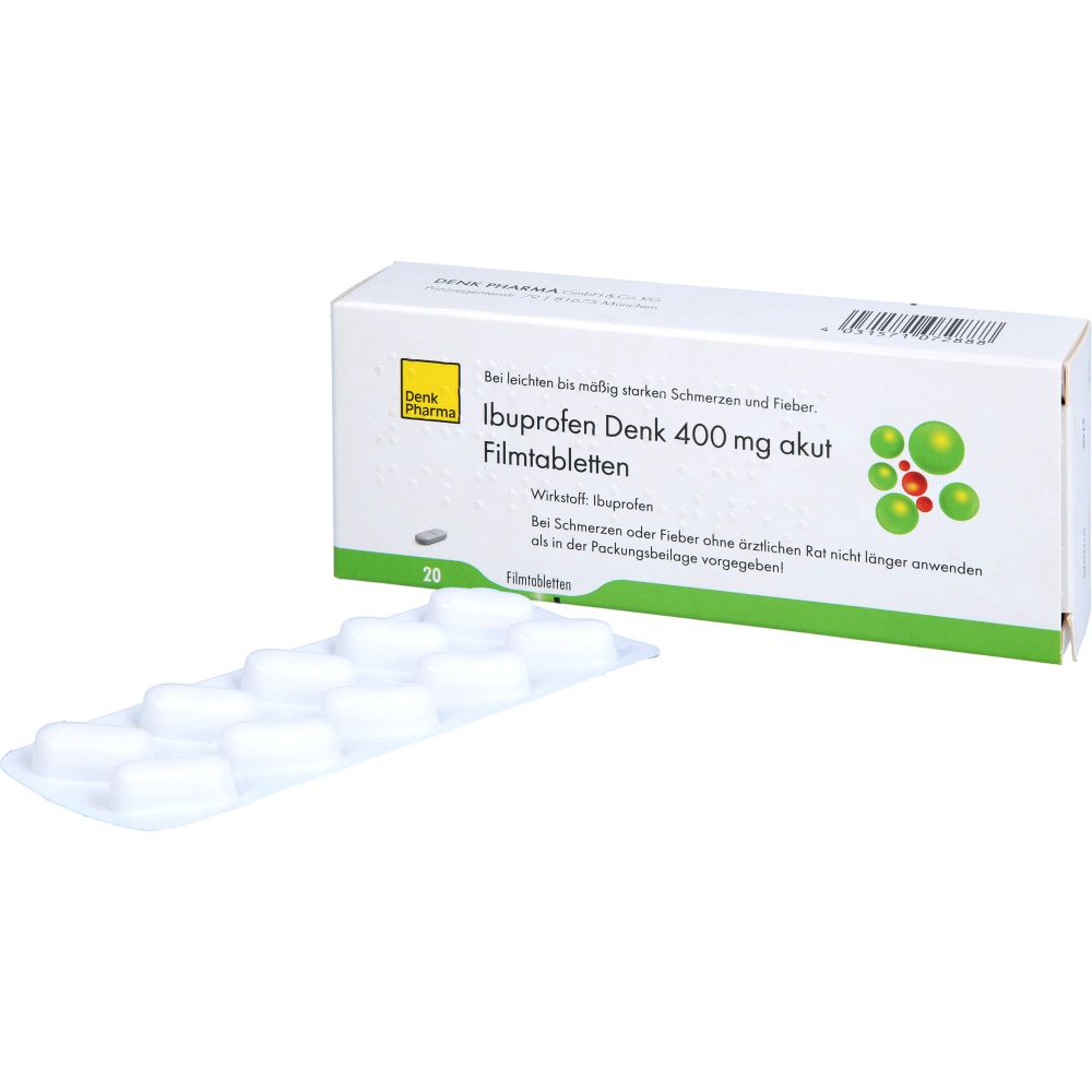 IBUPROFEN Denk 400 mg akut Filmtabletten