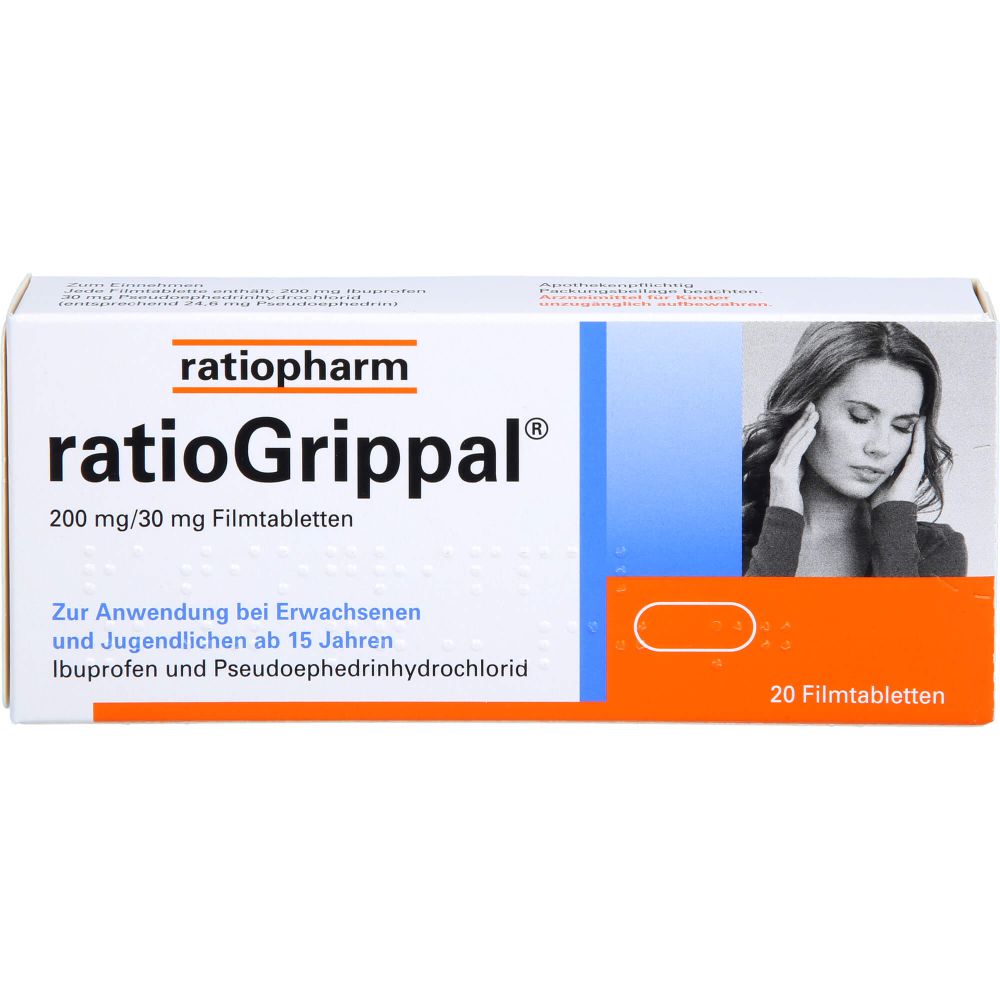 RATIOGRIPPAL 200 mg/30 mg Filmtabletten