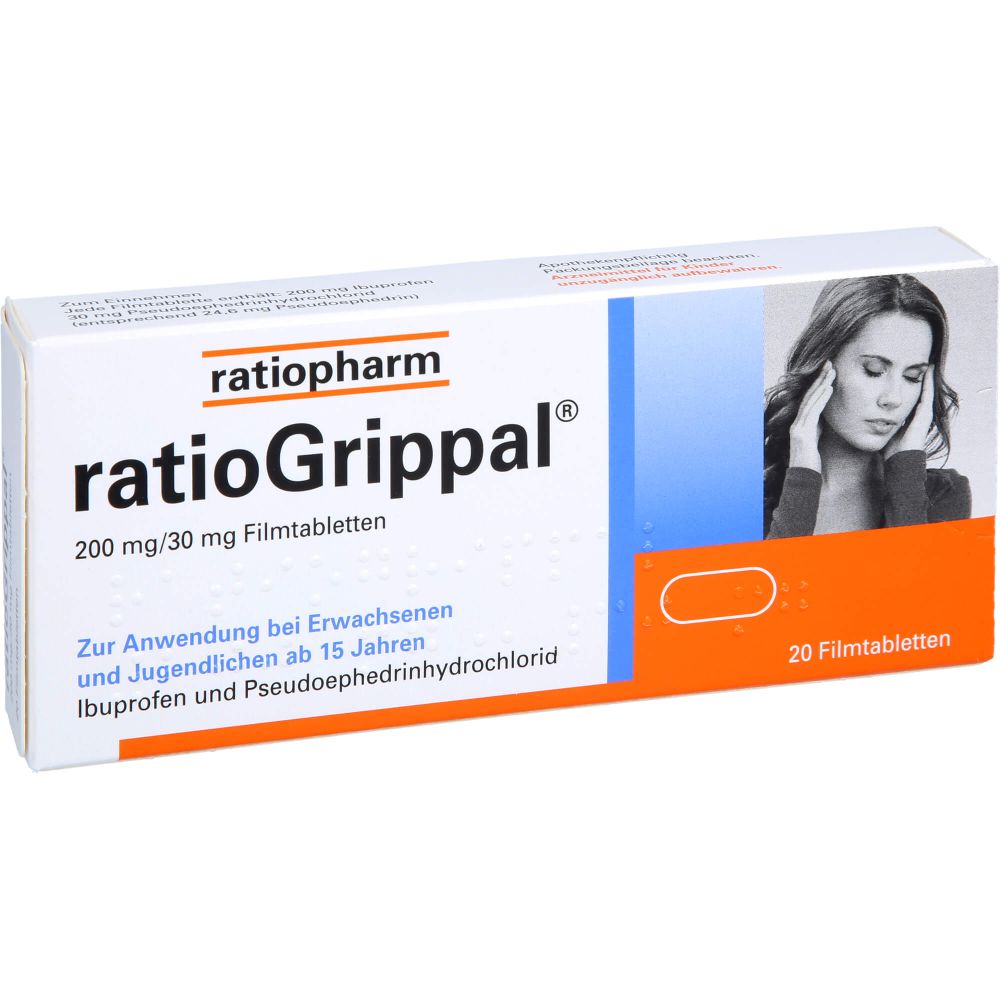 RATIOGRIPPAL 200 mg/30 mg Filmtabletten