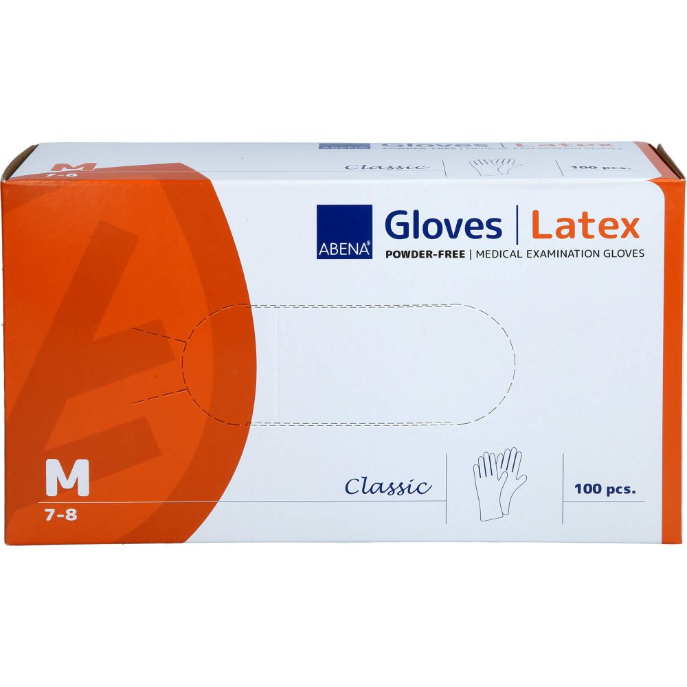 LATEX-HANDSCHUHE Classic unster.puderfrei M natur