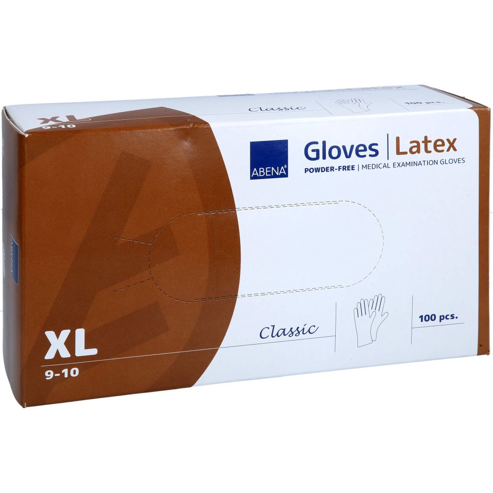 LATEX-HANDSCHUHE Classic unster.puderfrei XL natur