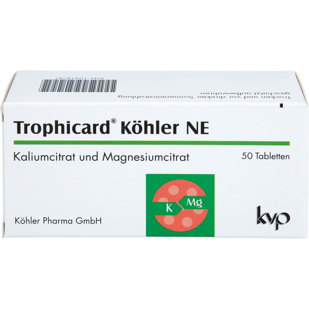 TROPHICARD Köhler NE Tabletten