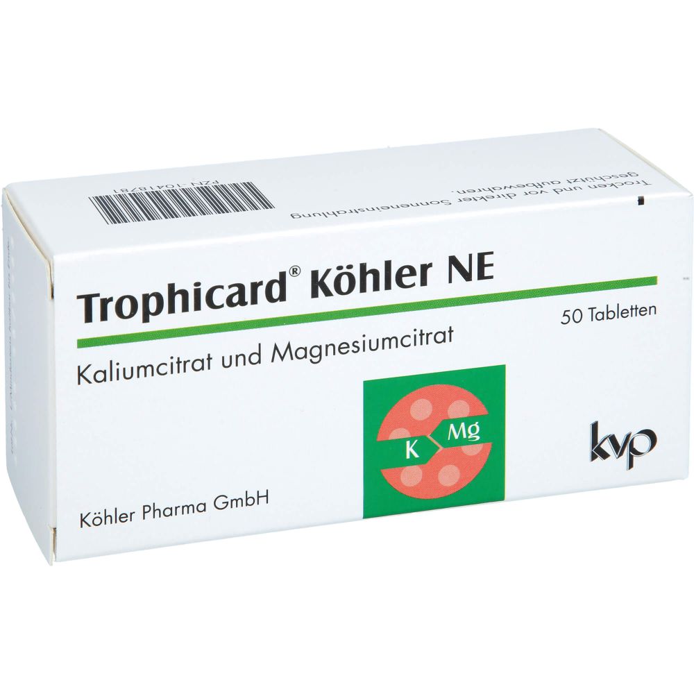 TROPHICARD Köhler NE Tabletten