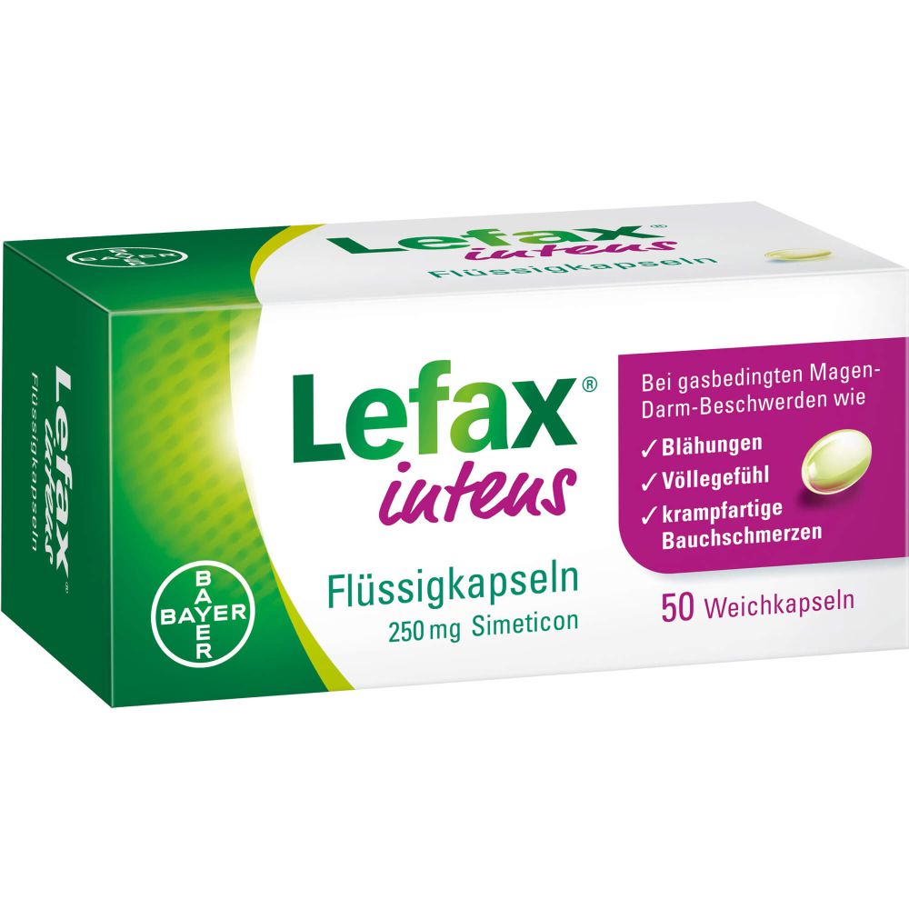 LEFAX intens Flüssigkapseln 250 mg Simeticon