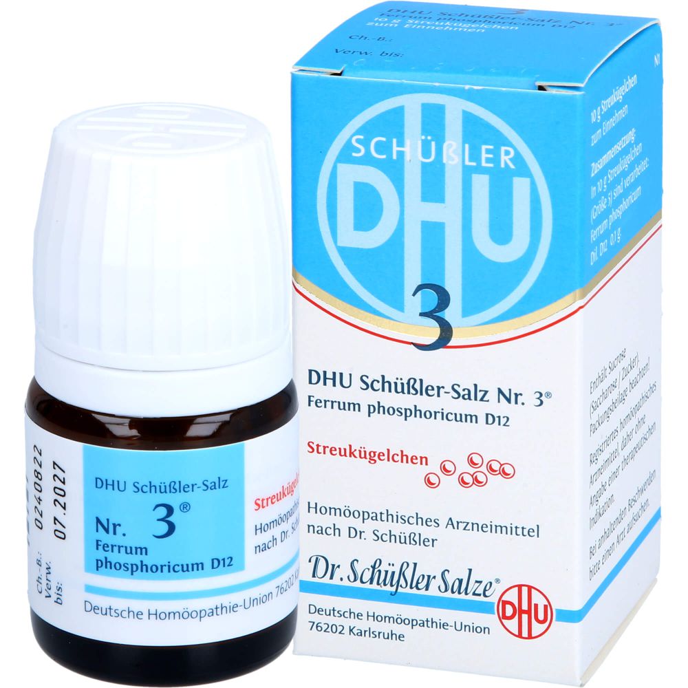 Biochemie Dhu 3 Ferrum phosphoricum D 12 Globuli 10 g