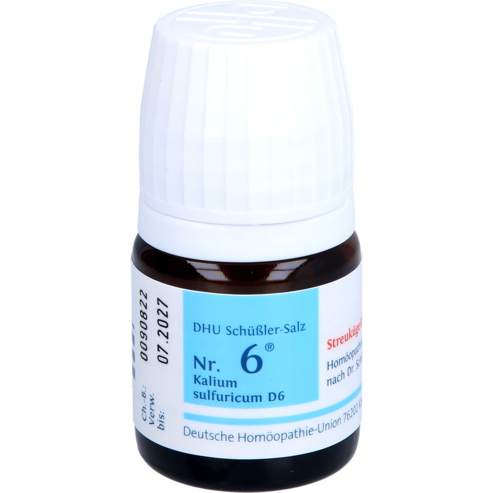 BIOCHEMIE DHU 6 Kalium sulfuricum D 6 Globuli