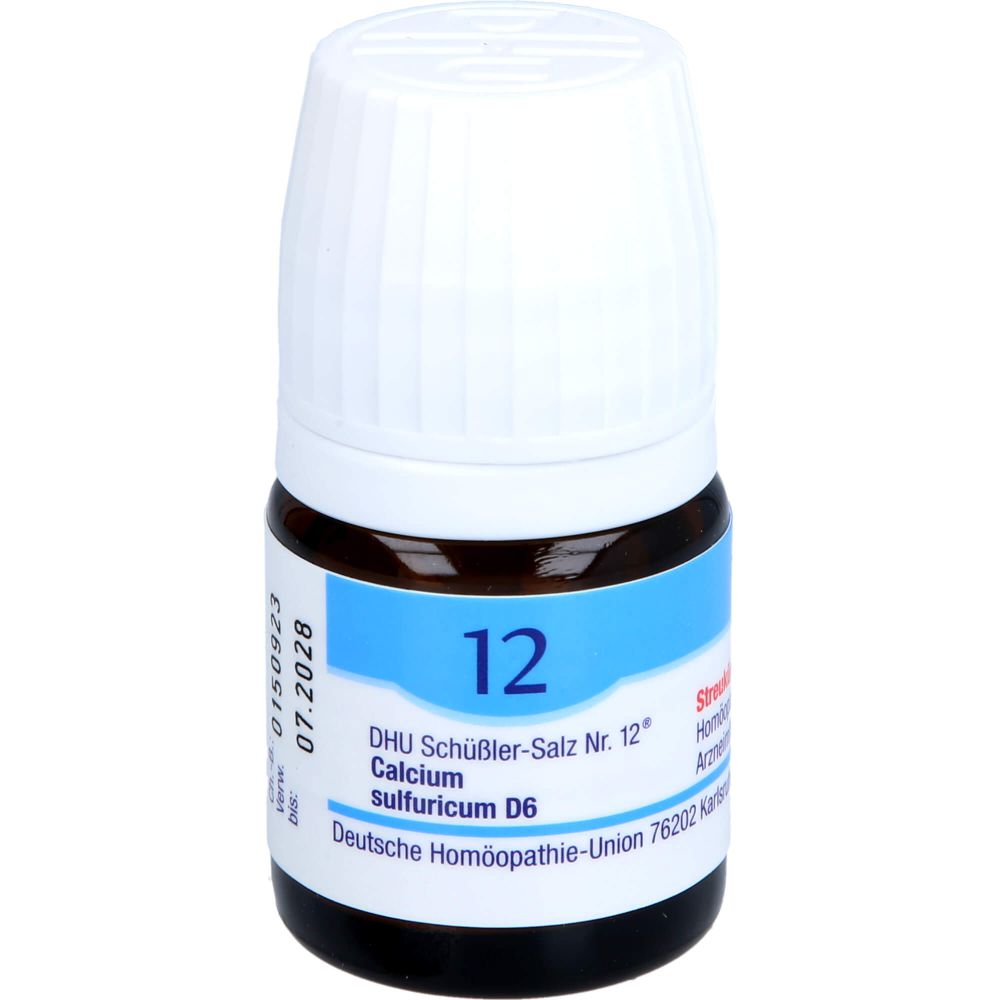BIOCHEMIE DHU 12 Calcium sulfuricum D 6 Globuli