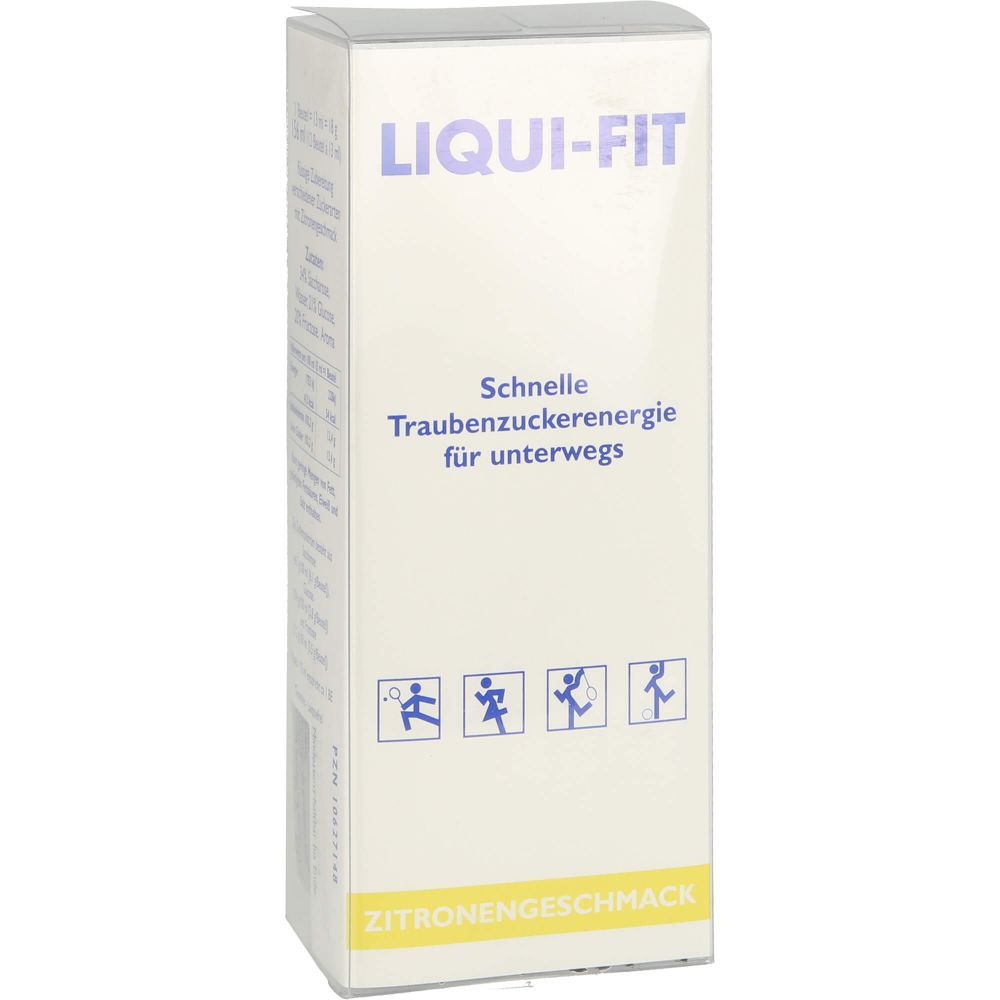 LIQUI FIT flüssige Zuckerlösung Lemon Beutel