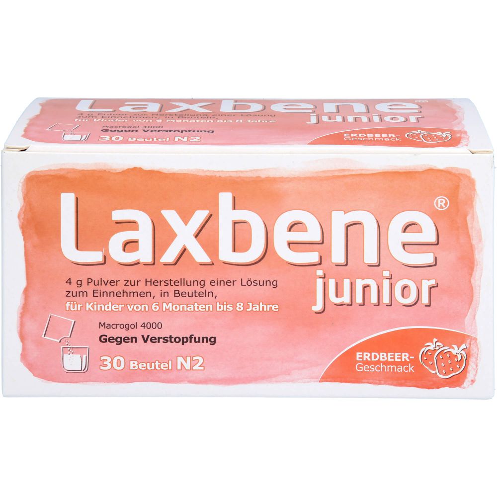 LAXBENE junior 4 g Plv.z.H.e.Lsg.z.Einn.Kdr.6M-8J