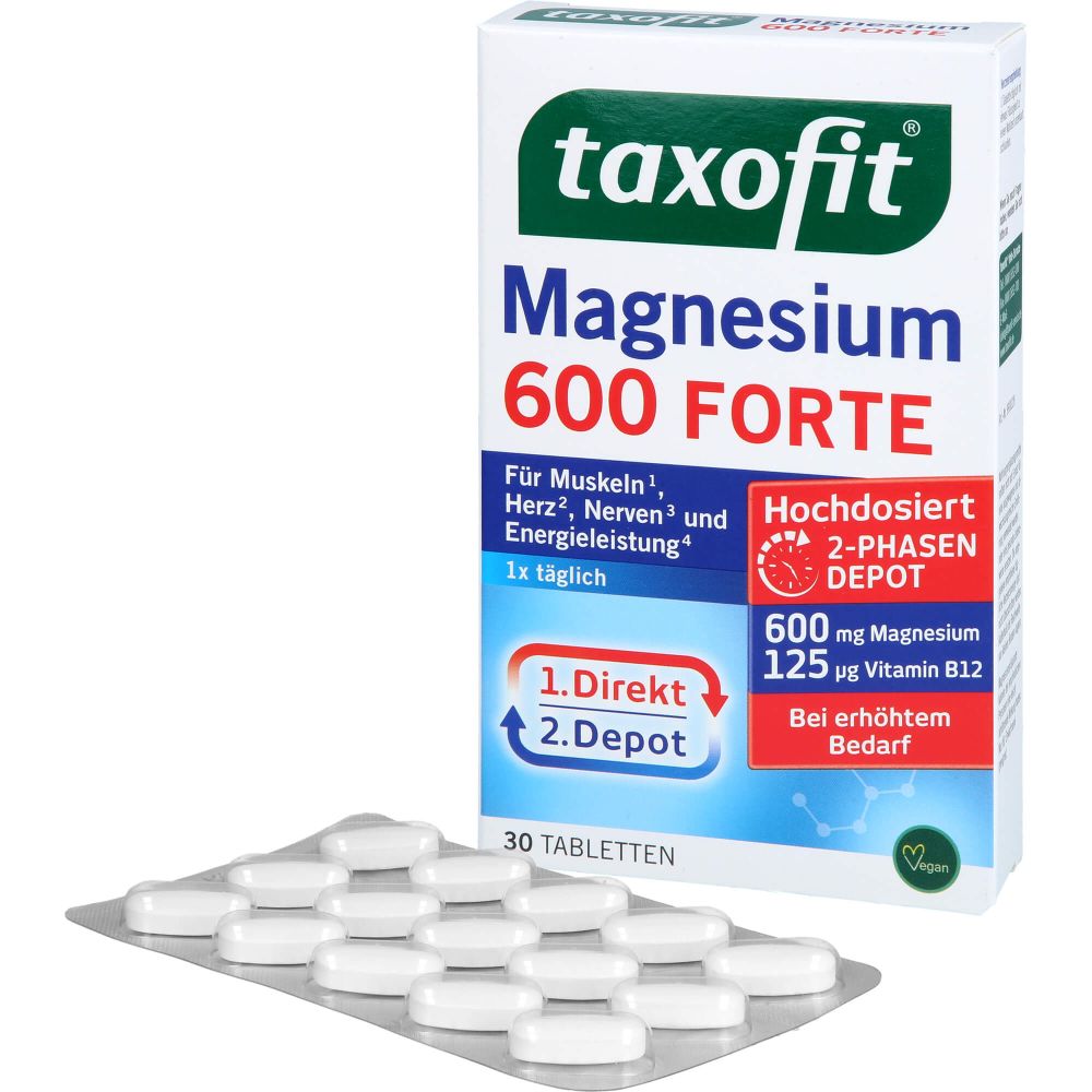 TAXOFIT Magnesium 600 FORTE Depot Tabletten