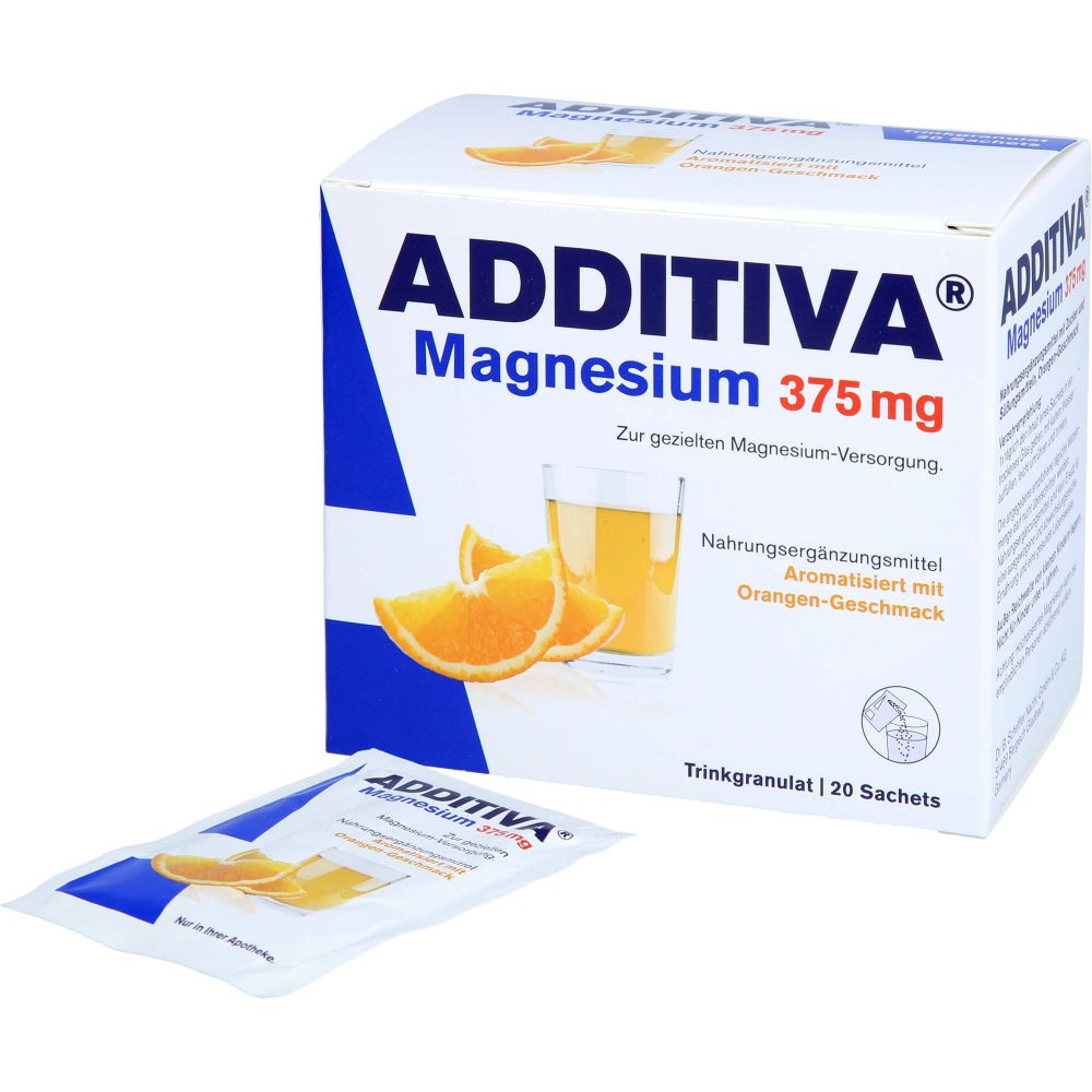 ADDITIVA Magnesium 375 mg Sachets Orange