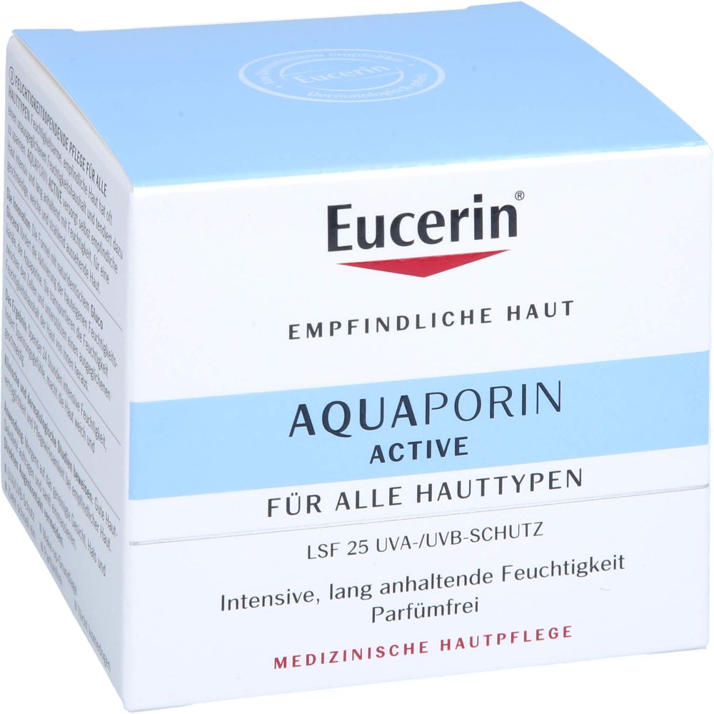 EUCERIN AQUAporin Active Creme LSF 25