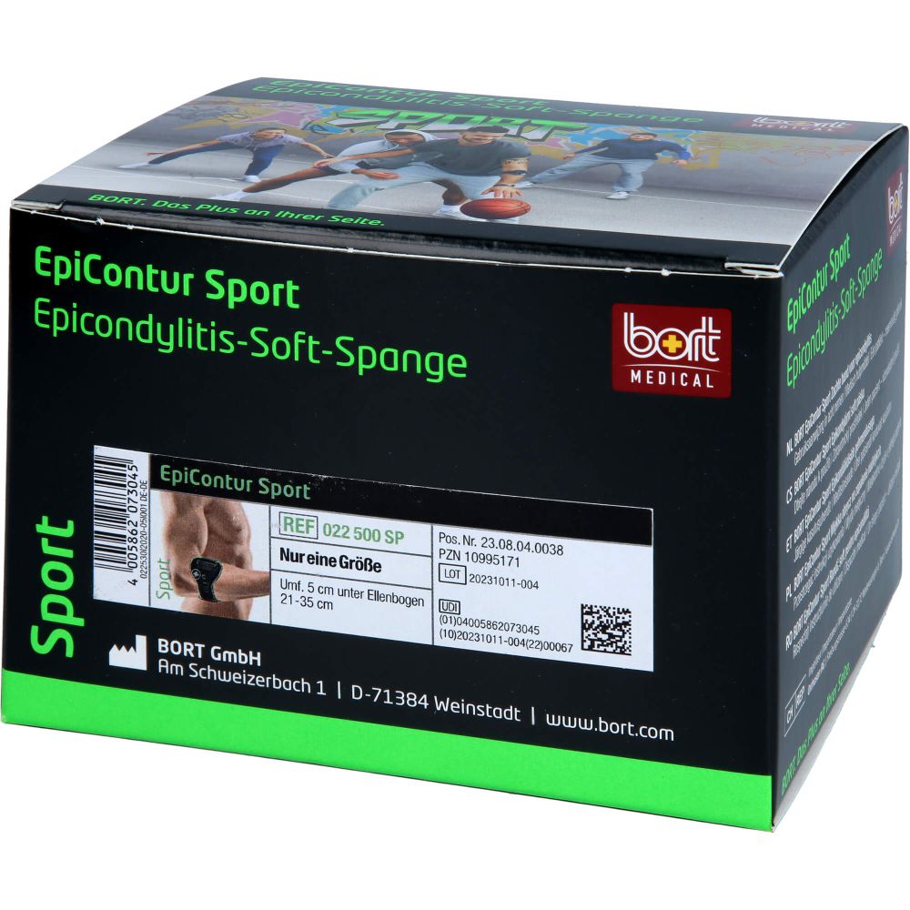 BORT EpiContur SPORT Epicon.Soft-Spange schw./grün