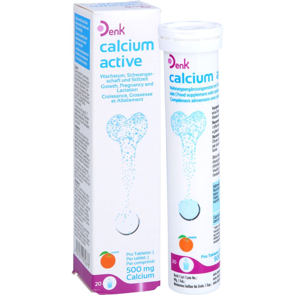 CALCIUM ACTIVE Denk 500 mg Brausetabletten