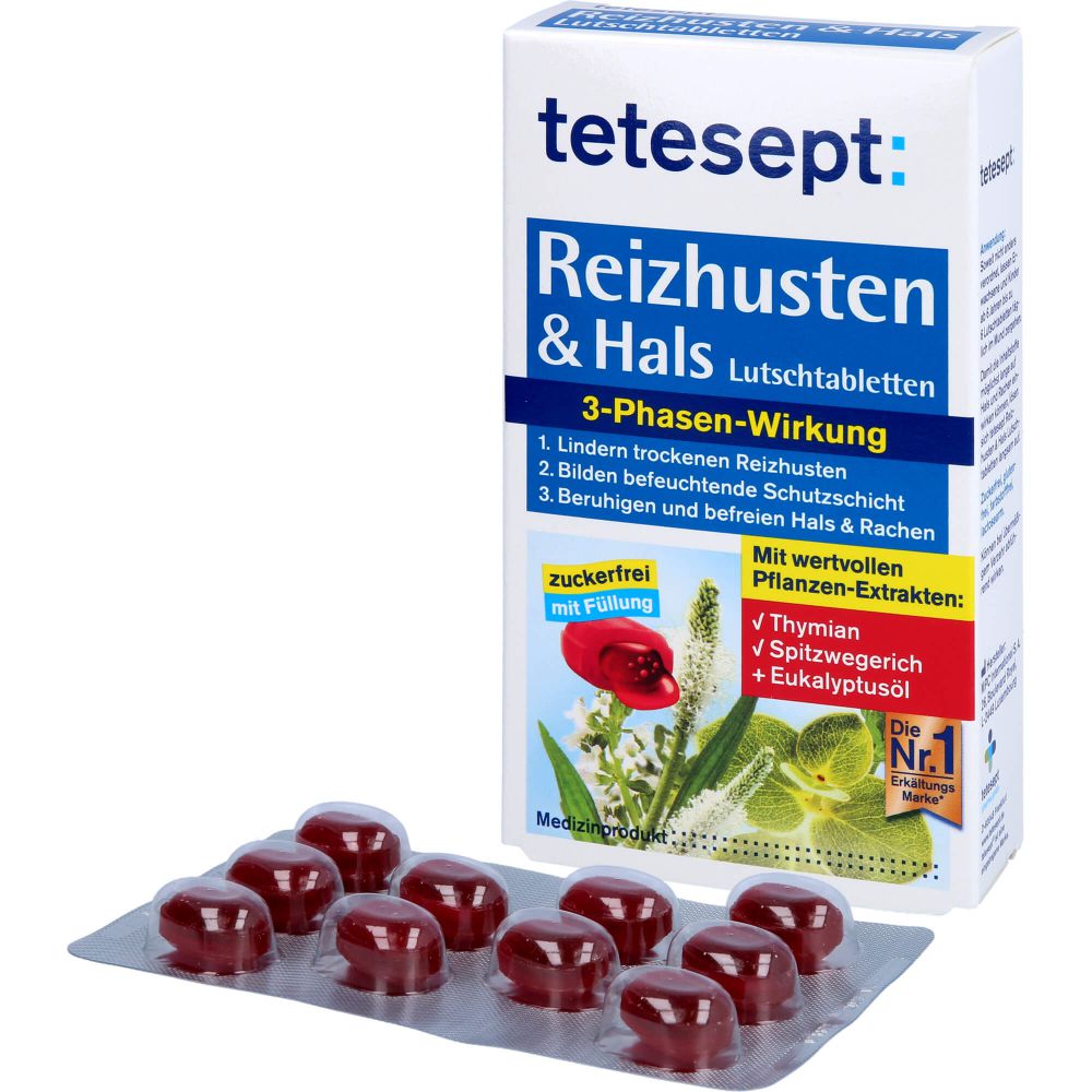 TETESEPT Reizhusten & Hals Lutschtabletten