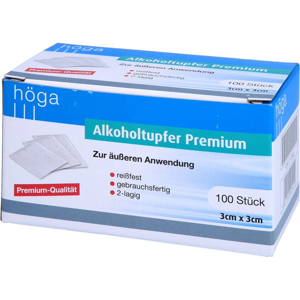 ALKOHOLTUPFER Premium 3x3 cm