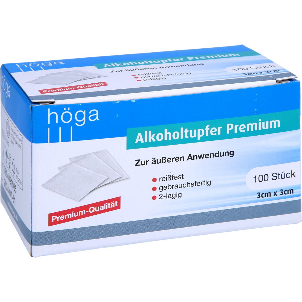 ALKOHOLTUPFER Premium 3x3 cm