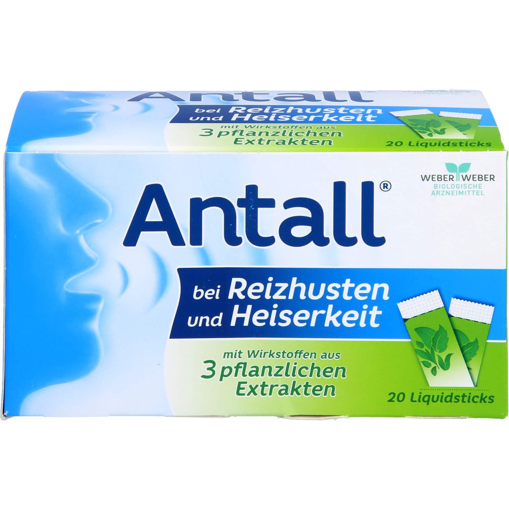 ANTALL bei Reizhusten und Heiserkeit Liquidsticks