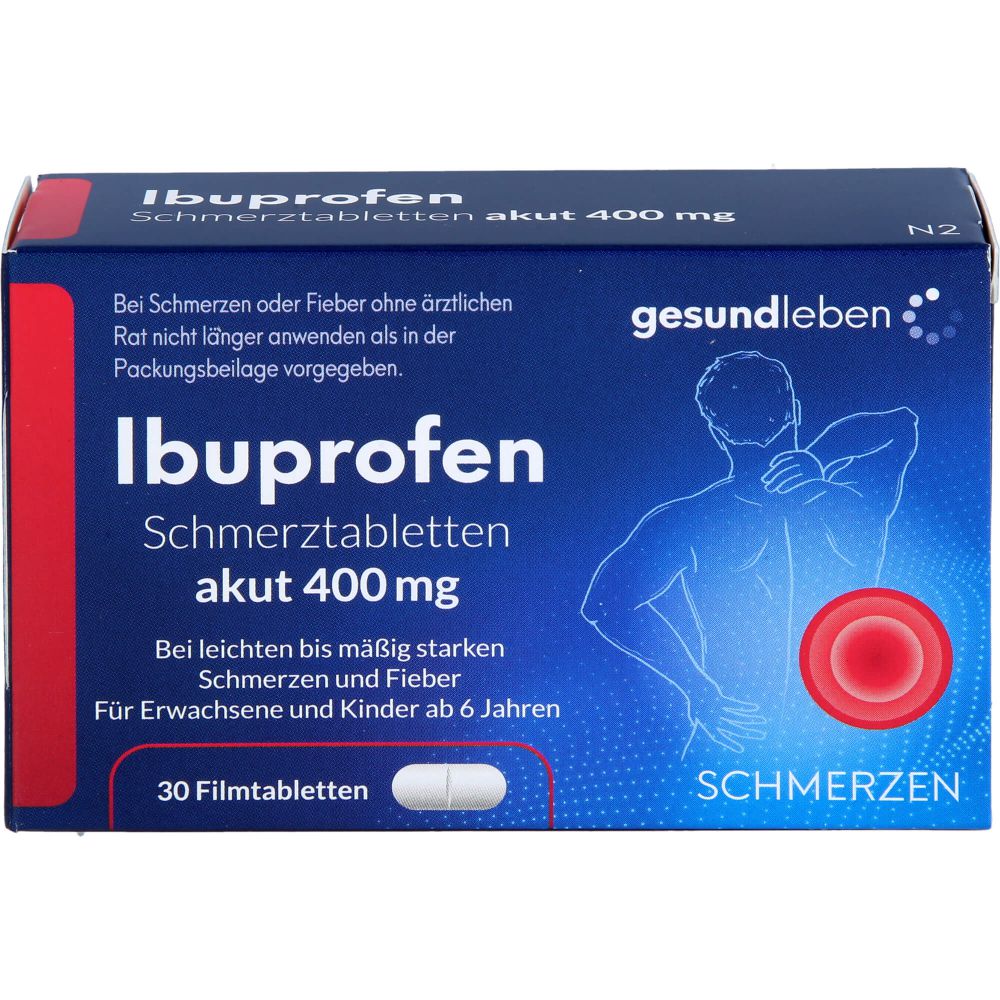 IBUPROFEN Schmerztabletten 400 mg Filmtabletten