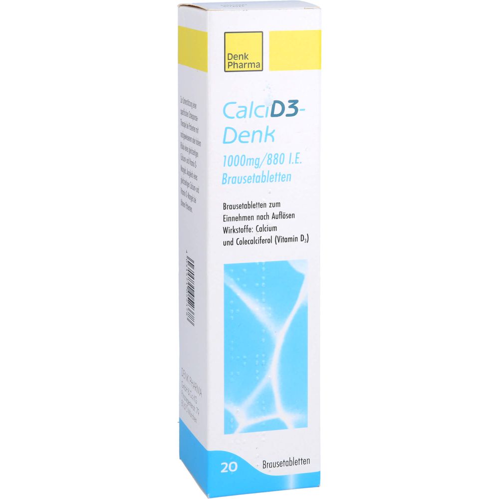 CALCI D3-Denk 1.000 mg/880 I.E. Brausetabletten