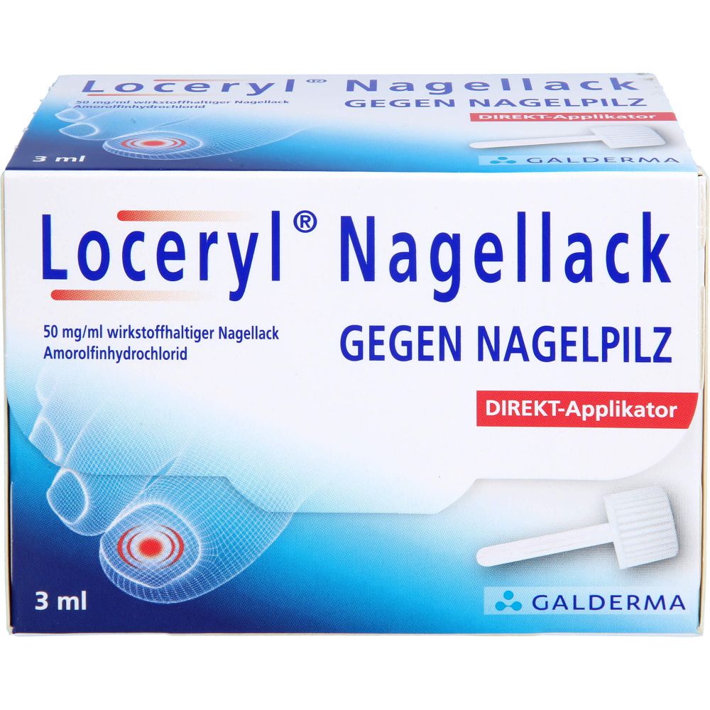 LOCERYL Nagellack gegen Nagelpilz DIREKT-Applikat.