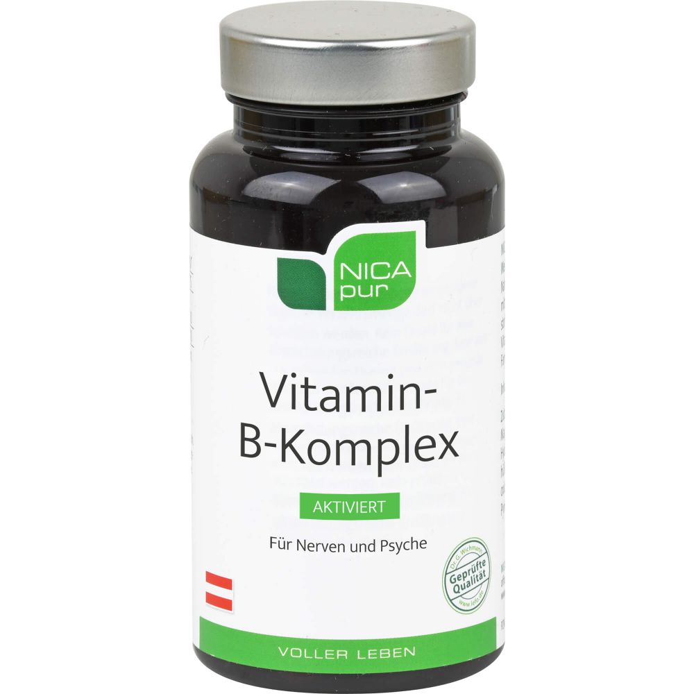Nicapur Vitamin B Komplex aktiviert Kapseln 60 St
