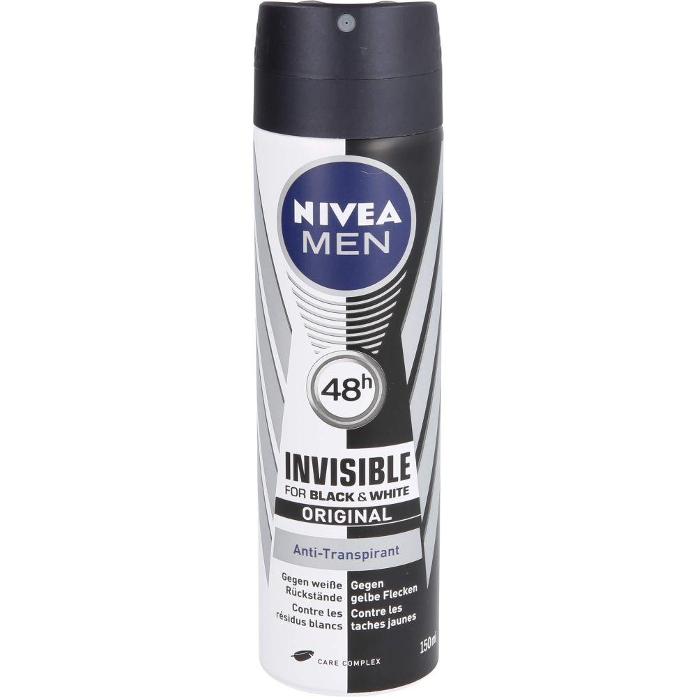 NIVEA MEN Deo Spray invisible black &amp; white power