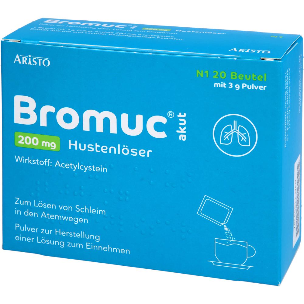 BROMUC akut 200 mg Hustenlöser Plv.z.H.e.L.z.Einn.
