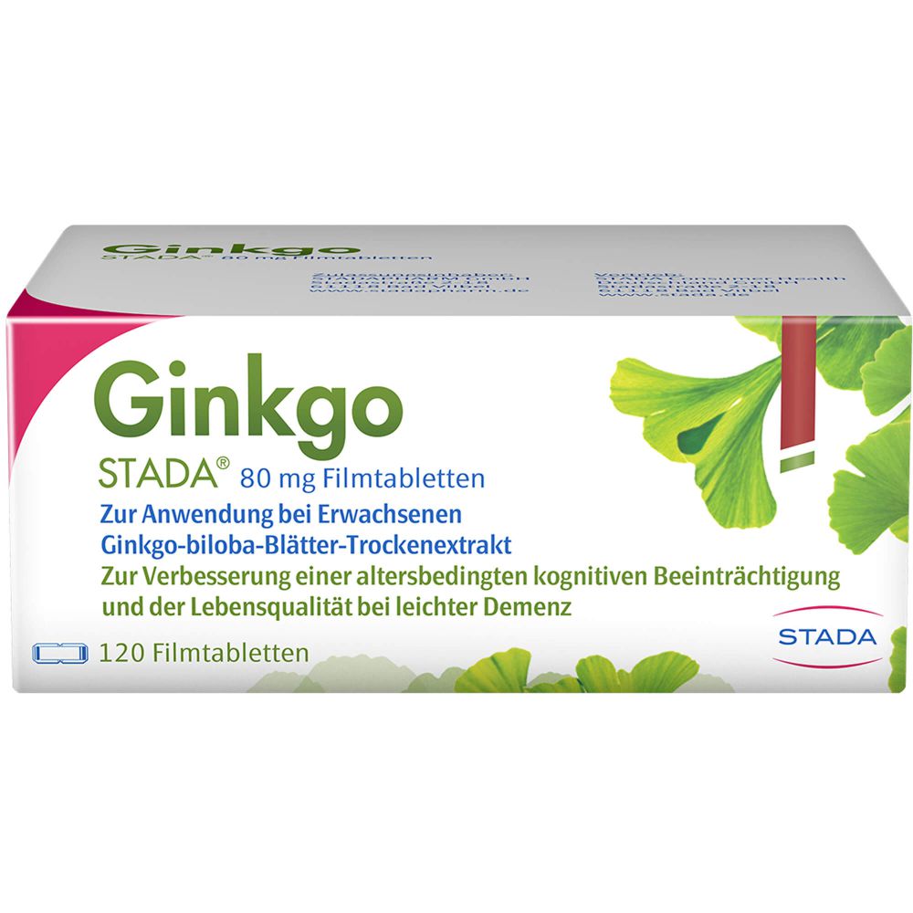 Ginkgo Stada 80 mg Filmtabletten 120 St