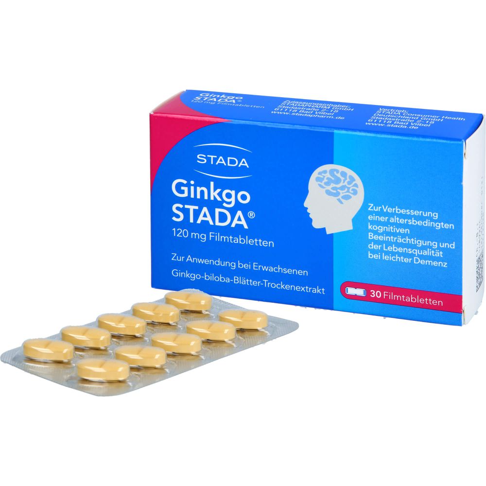 Ginkgo Stada 120 mg Filmtabletten 30 St