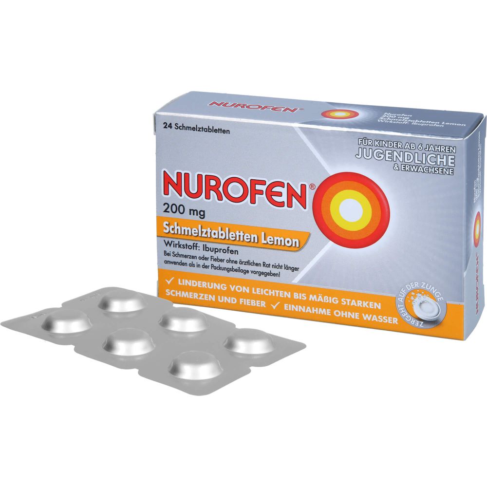 NUROFEN 200 mg Schmelztabletten Lemon