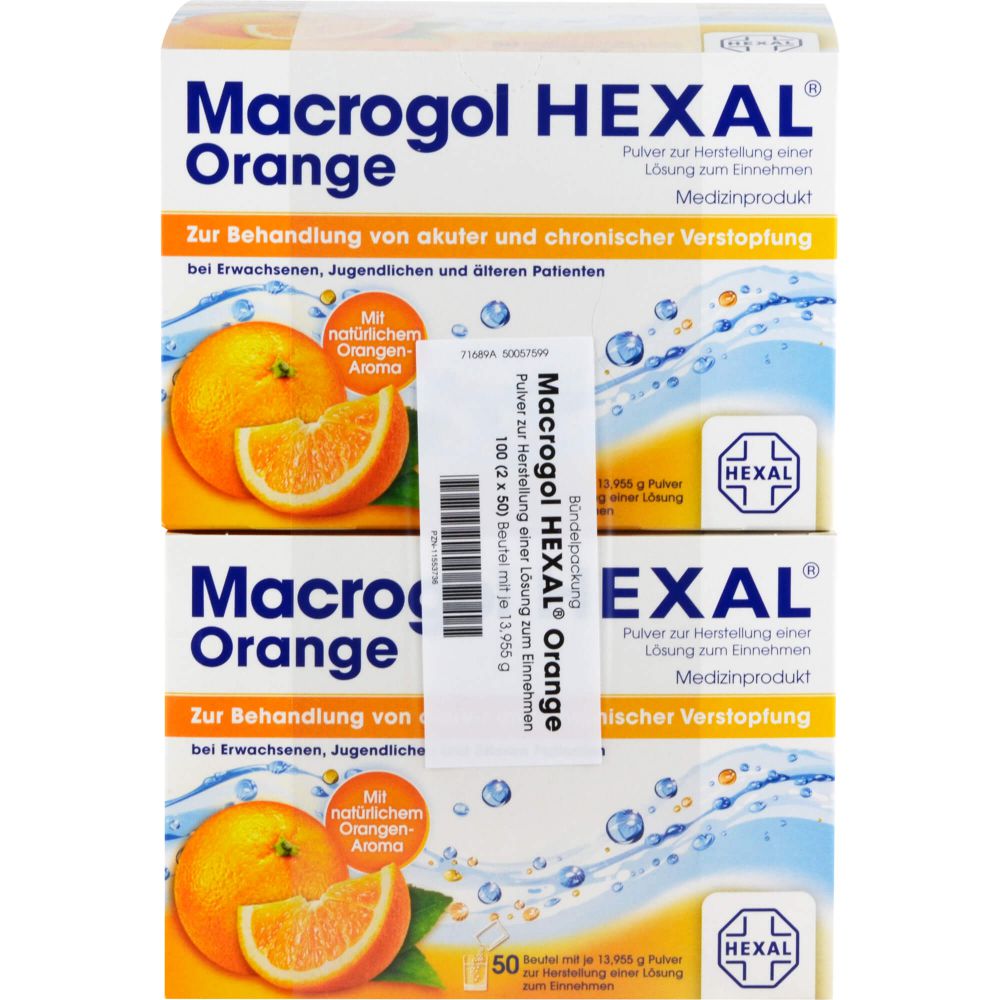 MACROGOL HEXAL Orange Plv.z.Her.e.Lsg.z.Einn.Btl.