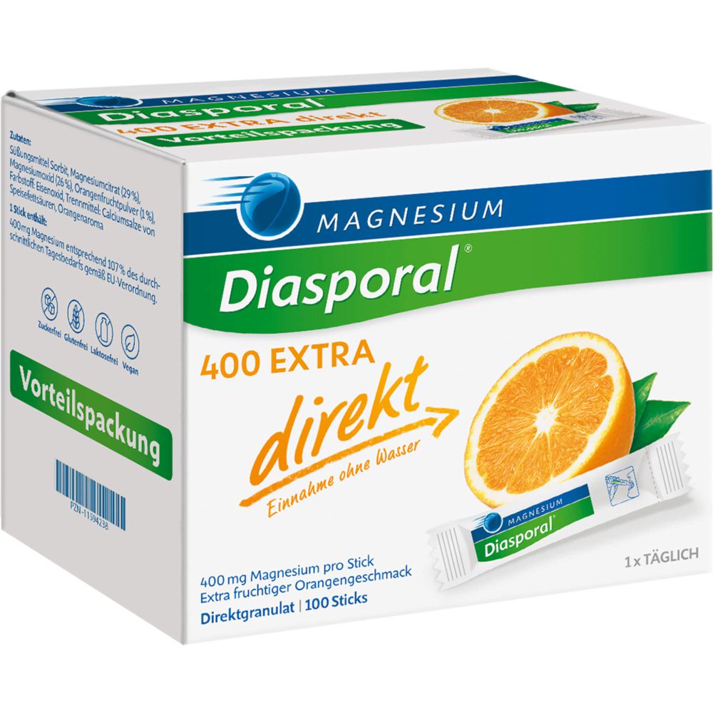 MAGNESIUM DIASPORAL 400 Extra direkt Granulat