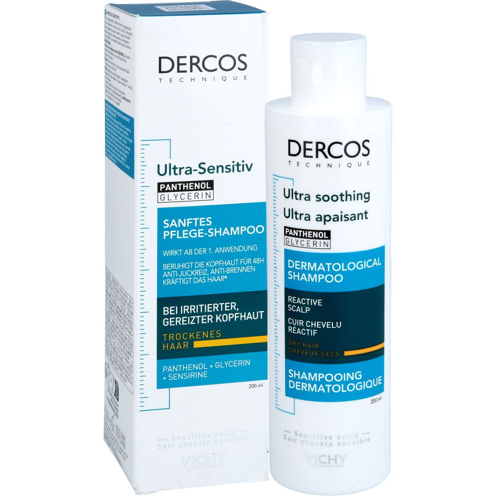 VICHY DERCOS ultra-sensitiv Shampoo trock.Kopfhaut