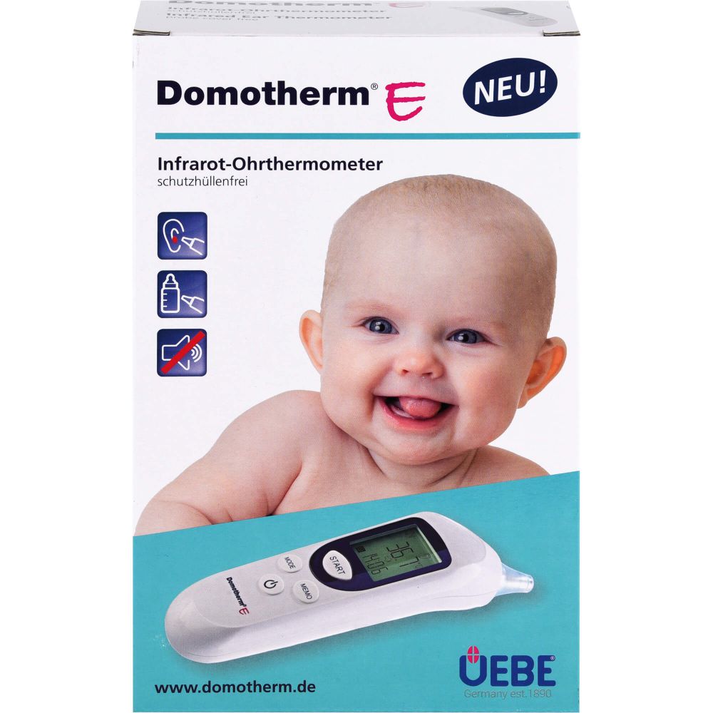 DOMOTHERM E Infrarot-Ohrthermometer schutzhül.frei 1 pc. - unsere